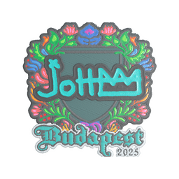 Sticker | jottAAA (Embroidered) | Budapest 2025