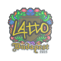 Sticker | latto (Embroidered) | Budapest 2025