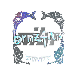Naklejka | brnz4n (holograficzna) | Austin 2025