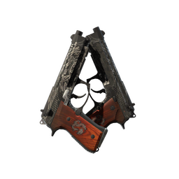 Dual Berettas | Dualing Dragons (Well-Worn)