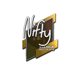Naklejka | Nifty | Boston 2018