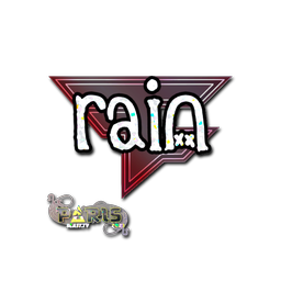 Naklejka | rain (brokatowa) | Paryż 2023