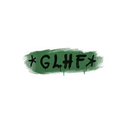 Zapieczętowane graffiti | GLHF (zieleń dżungli)