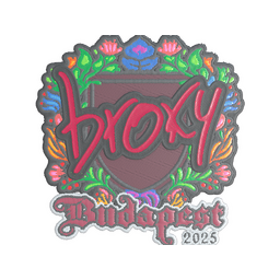 Sticker | broky (Embroidered) | Budapest 2025