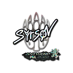 Sticker | syrsoN (Glitter) | Antwerp 2022