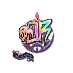 Sticker | sk0R (Holo) | Paris 2023