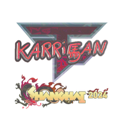 Sticker | karrigan (Holo) | Shanghai 2024