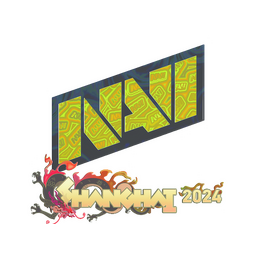 Naklejka | Natus Vincere (holograficzna) | Szanghaj 2024
