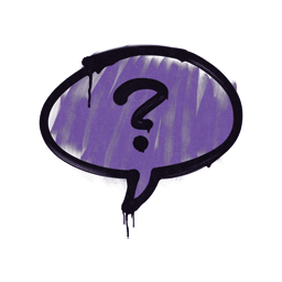 Sealed Graffiti | Question Mark (Monster Purple)
