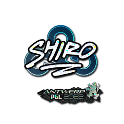 Sticker | sh1ro (Glitter) | Antwerp 2022