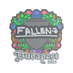 Naklejka | FalleN (haftowana) | Budapeszt 2025