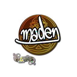 Naklejka | maden (brokatowa) | Paryż 2023
