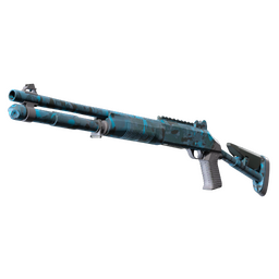 Souvenir XM1014 | VariCamo Blue (Minimal Wear)
