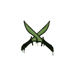 Graffiti | X-Knives (Battle Green)