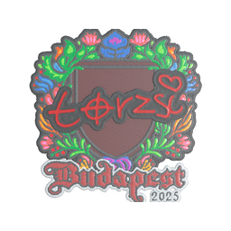 Sticker | torzsi (Embroidered) | Budapest 2025