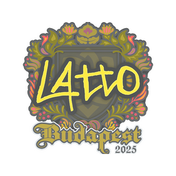 Sticker | latto | Budapest 2025