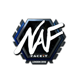 Naklejka | NAF (foliowana) | Londyn 2018