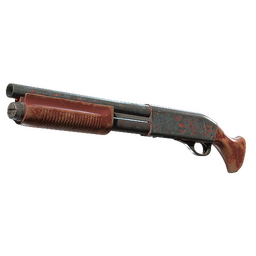 Sawed-Off | Crimson Batik (Battle-Scarred)