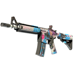 StatTrak™ M4A4 | Temukau (Battle-Scarred)
