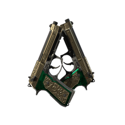 StatTrak™ Dual Berettas | Royal Consorts (Minimal Wear)