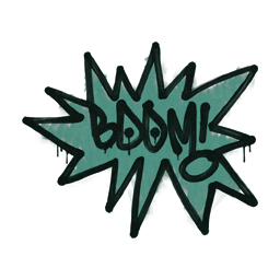 Zapieczętowane graffiti | BUM (żabia zieleń)
