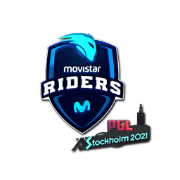 Sticker | Movistar Riders (Foil) | Stockholm 2021