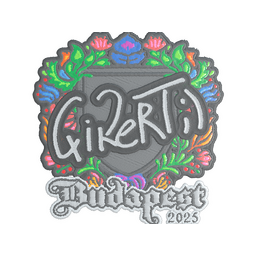 Sticker | qikert (Embroidered) | Budapest 2025