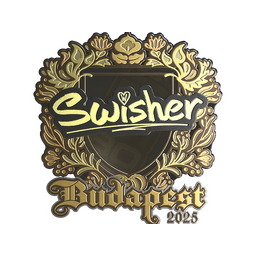 Sticker | Swisher (Gold) | Budapest 2025