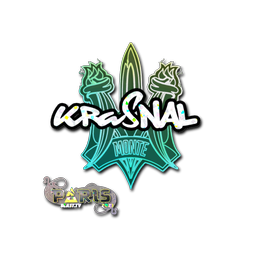 Naklejka | kRaSnaL (brokatowa) | Paryż 2023