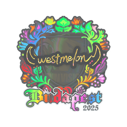 Sticker | westmelon (Holo) | Budapest 2025