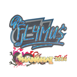 Sticker | FL4MUS (Glitter) | Shanghai 2024