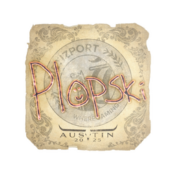 Sticker | Plopski | Austin 2025