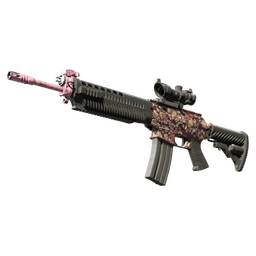 SG 553 | Desert Blossom (Field-Tested)