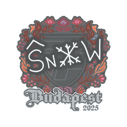 Sticker | snow | Budapest 2025