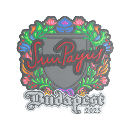 Sticker | SunPayus (Embroidered) | Budapest 2025