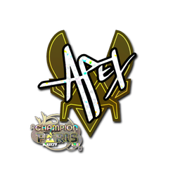 Sticker | apEX (Glitter, Champion) | Paris 2023