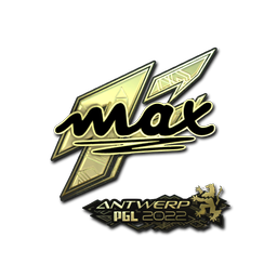 Sticker | max (Gold) | Antwerp 2022
