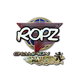 Sticker | ropz (Glitter, Champion) | Antwerp 2022