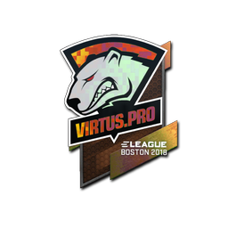 Naklejka | Virtus.Pro (holograficzna) | Boston 2018
