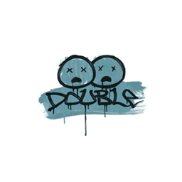 Graffiti | Double (Wire Blue)
