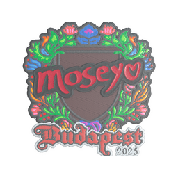 Sticker | Moseyuh (Embroidered) | Budapest 2025