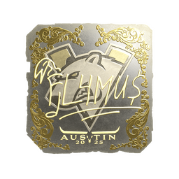 Sticker | FL4MUS (Gold) | Austin 2025