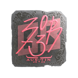 Sticker | zorte (Foil) | Austin 2025