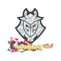 Naklejka | G2 Esports (brokatowa) | Szanghaj 2024