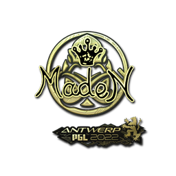 Sticker | maden (Gold) | Antwerp 2022