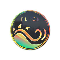 Naklejka | Refleks – zachód Słońca nad oceanem (holograficzna)