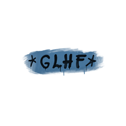 Sealed Graffiti | GLHF (Monarch Blue)