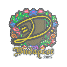 Sticker | dumau (Embroidered) | Budapest 2025