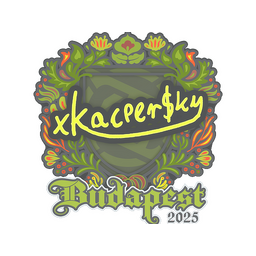 Sticker | xKacpersky | Budapest 2025