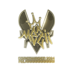 Naklejka | mezii (złota) | Kopenhaga 2024